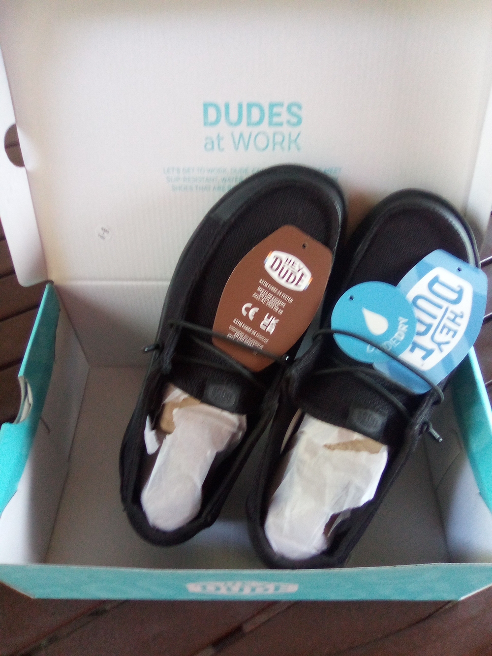 Hey Dude Black Women's Slip-On Sneakers